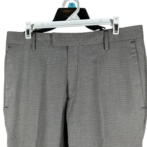 1926 Originals Slim Fit Gray Plaid Dress Pants 32x32 - Picture 2 of 6